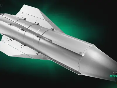 Missile V3 ASM 3D model