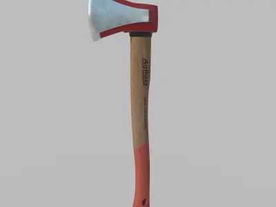 Realiastic Ax  Low-poly 3D model