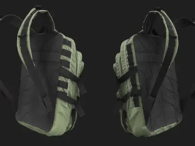 Military Backpack 20L 3D model