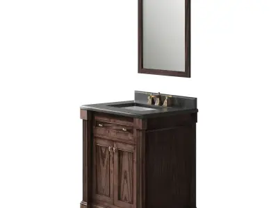 OVE Gables 30 Rosewood 3D model