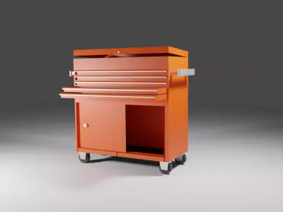 Tool Box Free low-poly 3D model