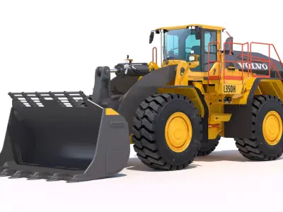 Wheel loader Volvo L350H 3D model
