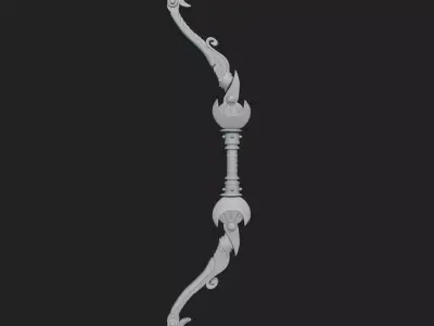 Bow Base Meshes 34 Free 3D model