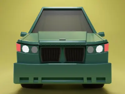 Car Lowpoly M3 1999 3D model