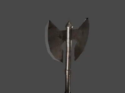 THE AXE Low-poly 3D model