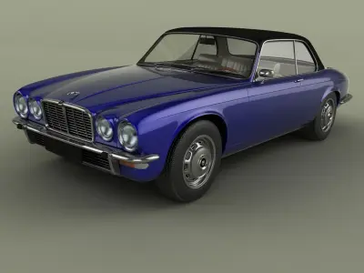 Jaguar XJ6C Coupe 3D model purchase
