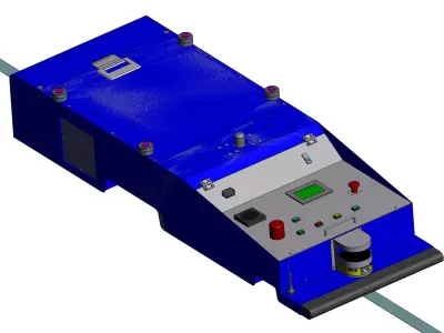 Latent Magnetic Navigation AGV  3D model