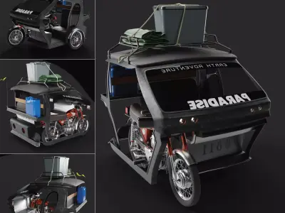 Palawan Tricycle Free 3D model