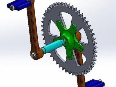 Bicycle Parts Free 3D model