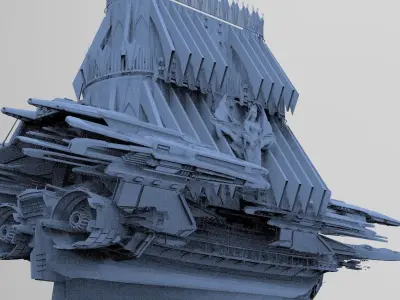 King Arthur Airship 2  3D model