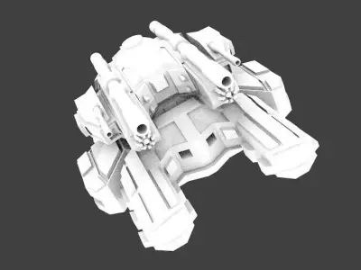 ALIEN VX-277 Low-poly 3D model