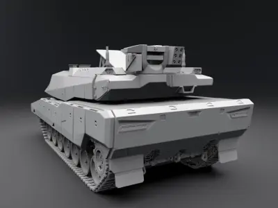 kf51 Panther Scale model 3D print model