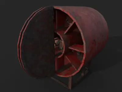 Fan for Metro Free low-poly 3D model