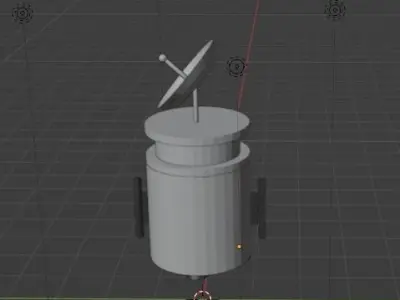 Simple Satellite Free 3D model