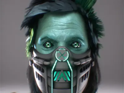metal mask 1 3D print model