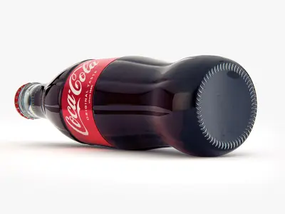 CocaCola Bottle Glass 3D model
