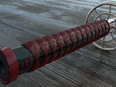 Samurai Sword Katana 3D model