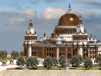 Fantasy Palace 3D model