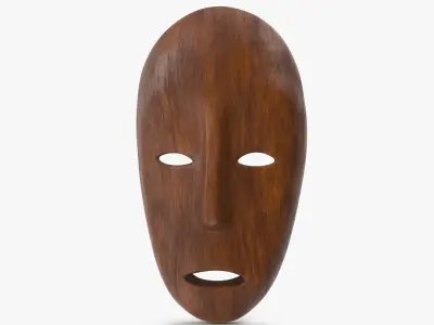  African Congo Mask 8 Wood 