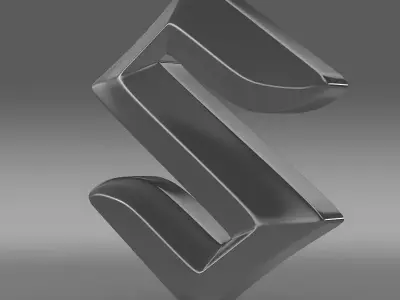 suzuki logo 3D model V1