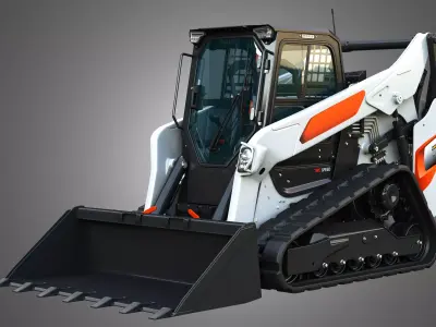 T86 Compact Track Loader - Bucket 3D model