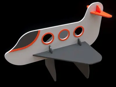 collection of childrens benches 3D model