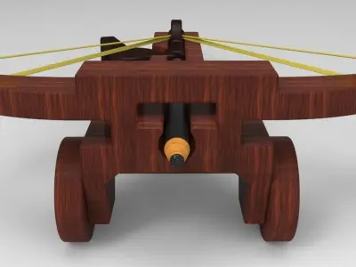 Desktop Balista 3D model