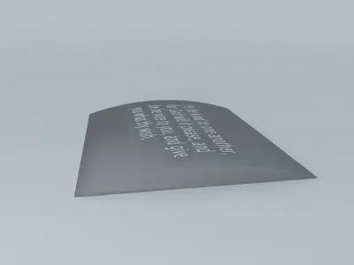 My Famous Quote  Free 3D model