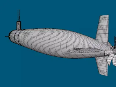 SSK-01 BRP Bakunawa 3D model