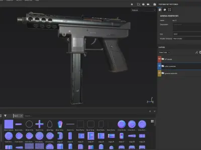 FREE Weapon Free low-poly 3D model