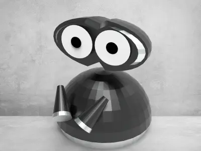 Character - ROBO Free low-poly 3D model