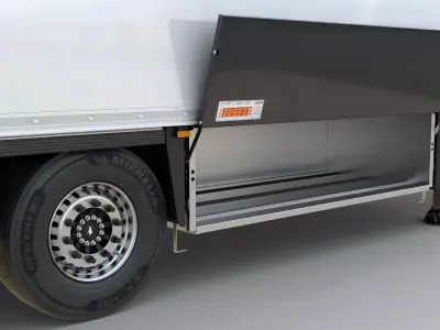 Semi Trailer Refrigerator 3D model