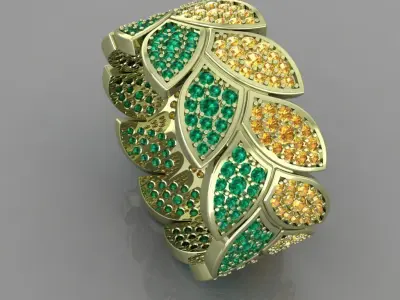 Ring Antique and stylish Laurel Wreath  3D print model