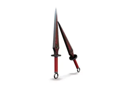Kunai Ninja Throwing Knife 3D model
