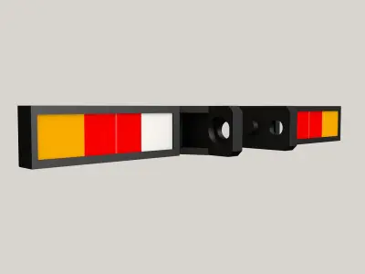 RC Rear light reflector 3D model