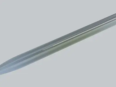 One and half hand sword GameReady PBR Low-poly 3D model