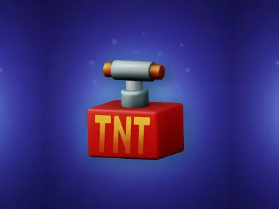 Stylized Bomb Assets 3D model