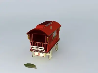 Burton SHOWMANS Wagon Amended Free 3D model