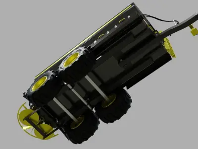 Fertilizer Spreader Agricultural Implement 3D model