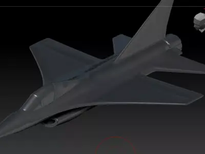 F16 aircraft 3D print model