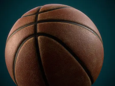 Dirty Basketball Ball - 01 3D model