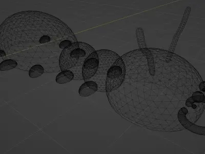 Cute ant 3D model