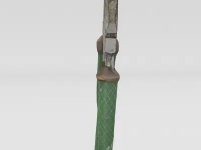 Pliers High Poly knife with handle 3D model