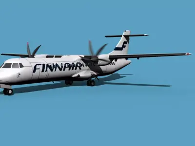 ATR  ATR-72-600 Finnair 3D model