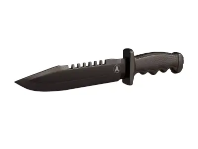 Combat Knife 3D model 6