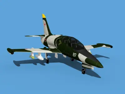 Aero Vodochody L-39C Albatross Russia 3 3D model