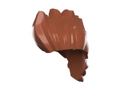 Custom3Dprint Minifigure Accessory - Minifigure Hair S2 - 133 3D print model