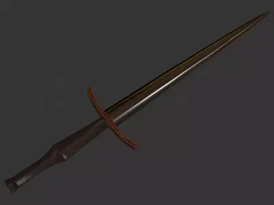 Norse Sword PBR Low-poly 3D model