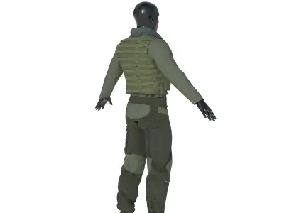 PILOT SUIT 3D model