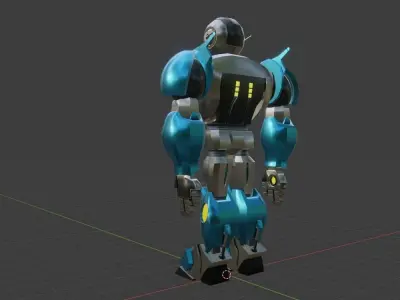 Robot 1 Low-poly 3D model get